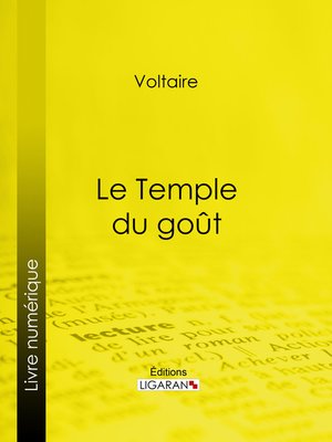 cover image of Le Temple du goût